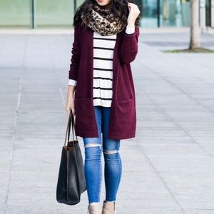 Skies Are Blue Charlotte Long Coat Sweater